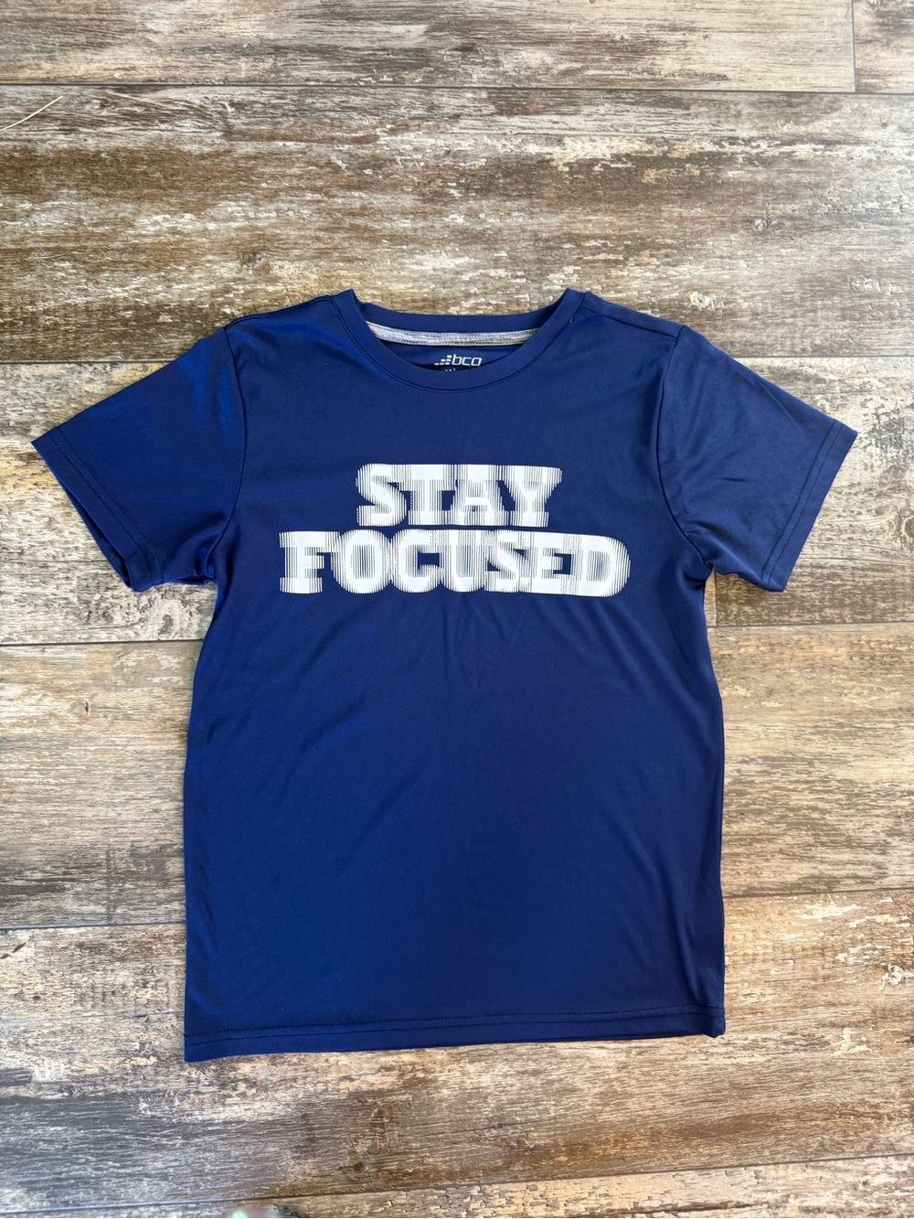 2 for $10 sale: BCG blue stay focused performance t-shirt - M